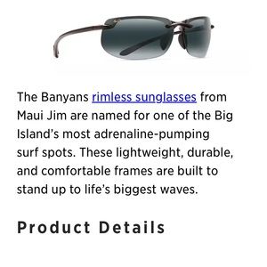 Maui Jim Men's Banyan Sport Sunglasses